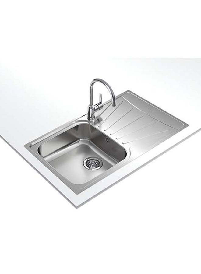 TEKA Starbright 50 E-Xn 1B 1D Inset Reversible 1 Bowl Sink With Matt Finish Stainless Steel 860x500mmmm - Image 4