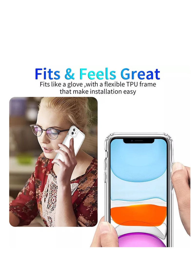 Protect iPhone 11 Clear Bumper Case II Shockproof II Anti Scratch II High-Quality TPU II 6.1 Inches  - Image 5