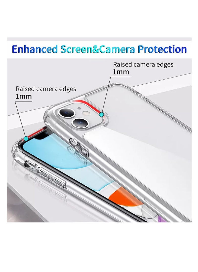 Protect iPhone 11 Clear Bumper Case II Shockproof II Anti Scratch II High-Quality TPU II 6.1 Inches  - Image 4