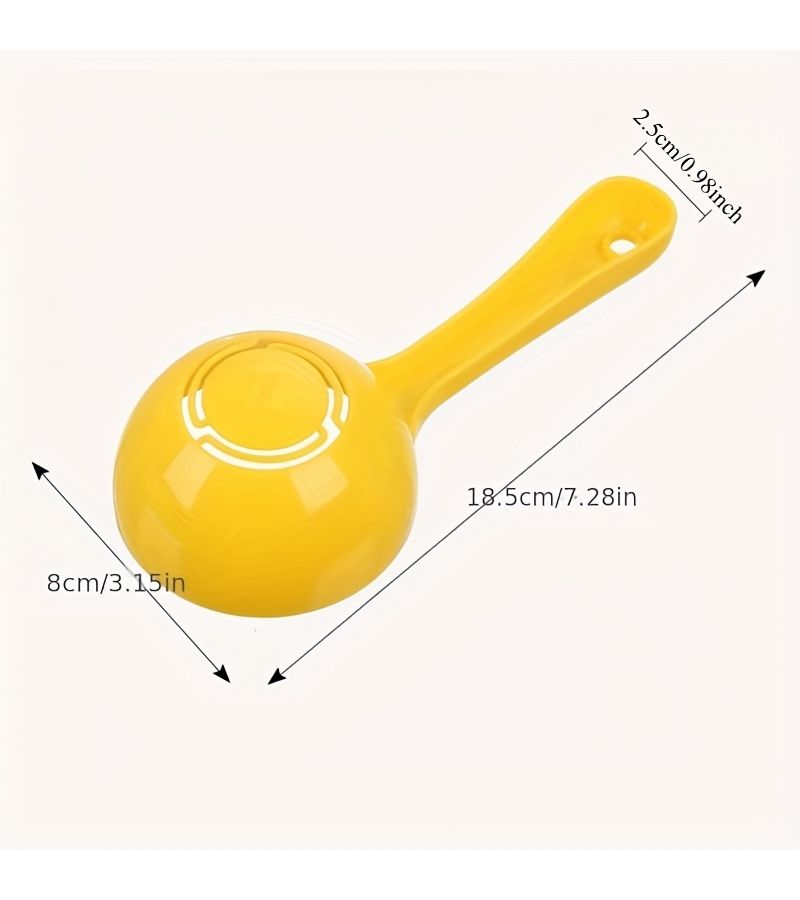 Yellow Baby Rice Shaper DIY Rice Bowl Bento Mold Kitchen Spoon - Image 3