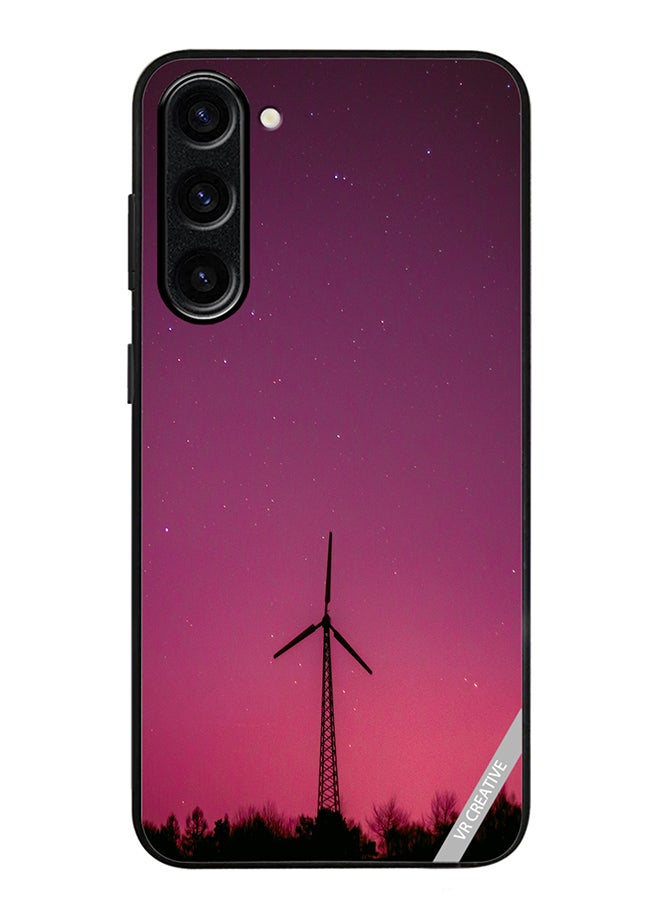 VR CREATIVE Protective Case Cover For Samsung Galaxy S24 Pink Nights Design Multicolour - Image 1