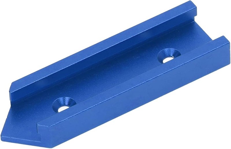 Blue Aluminum Alloy T Track Connector 4Pcs 100mm Length Universal Woodworking Table Saw - Image 4