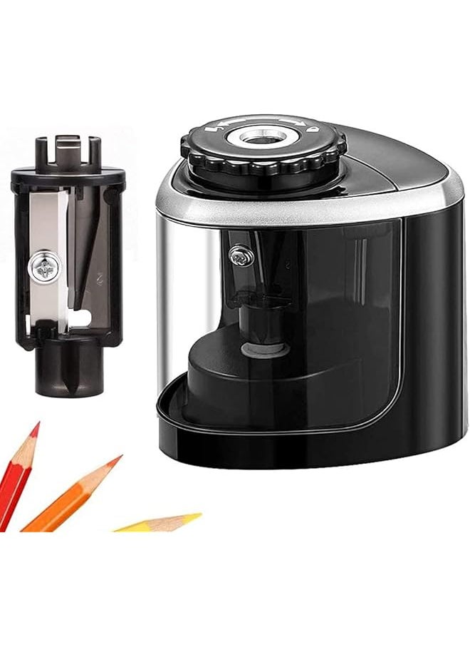 DMG TECH Electric Pencil Sharpener Portable Pencil Sharpener Kids For 6 7.8Mm Colored Pencils Fast Sharpening Ideal For Short Pencils For School Pencil Sharpener Classroom Office Home  - Image 1