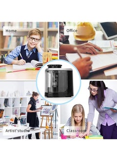 DMG TECH Electric Pencil Sharpener Portable Pencil Sharpener Kids For 6 7.8Mm Colored Pencils Fast Sharpening Ideal For Short Pencils For School Pencil Sharpener Classroom Office Home  - Image 5