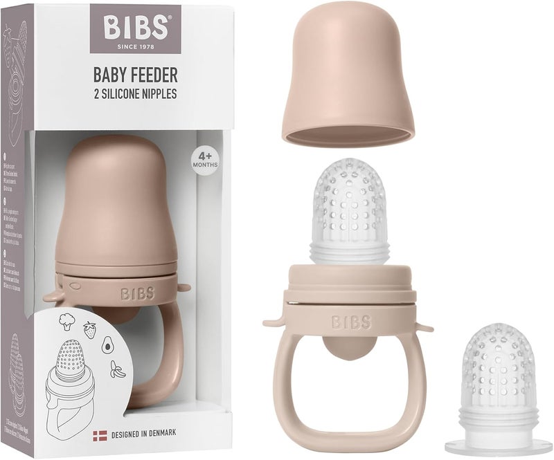 BIBS Baby Feeder with Silicone Nipples - Blush - Image 1