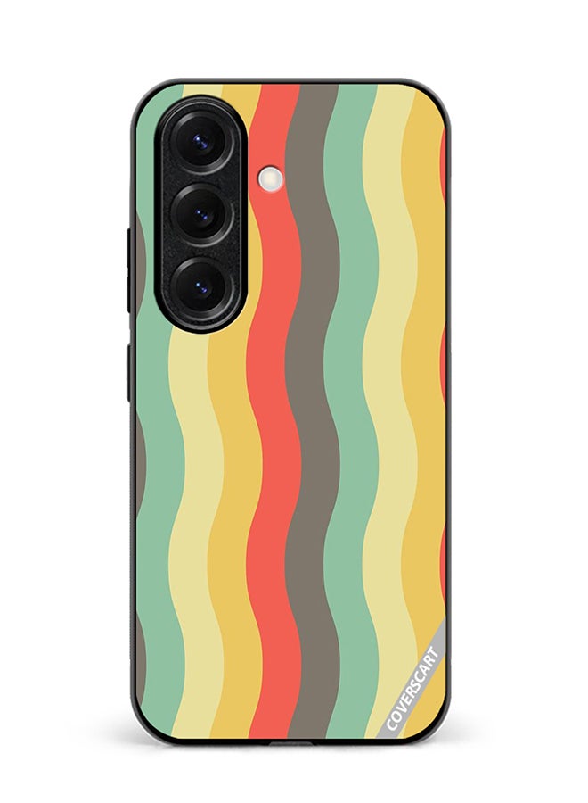 COVERSCART Protective Case Cover For Samsung Galaxy S24 Layers Design Multicolour