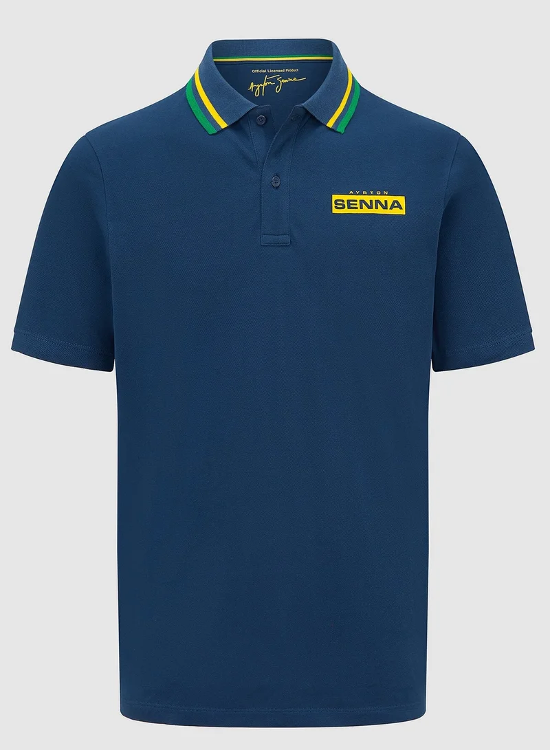 Ayrton Senna  Ayrton Senna Logo Polo for Men | Best Price UAE
