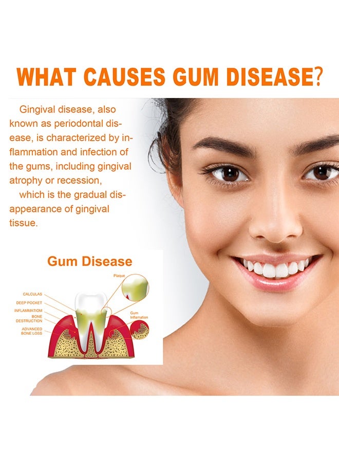 EELHOE Gum Repair Essence Ampoules, Ampoule Tooth Serum, Deep Cleaning And Gum Repair Toothpaste, Fresh Breath, Natural Ingredients, 1.5ml * 7Pcs - Image 4