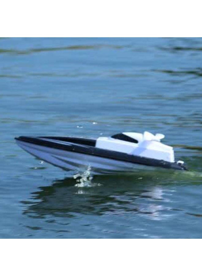 Remote Control Boat High Speed Speedboat Water Yacht Electric Small Ship Model Can Be Launched Wireless Children Boys Play King-Color:Black Upgraded Version★-Specification:Recommended [2 Hours In Total, About 60 Minutes]★  - Image 1