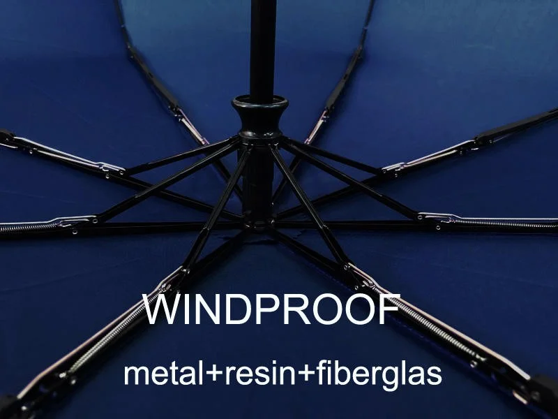 ELEVEN MARKETS Eleven Market Umbrella Fully Automatic 8 Wire Blue Women's Umbrella