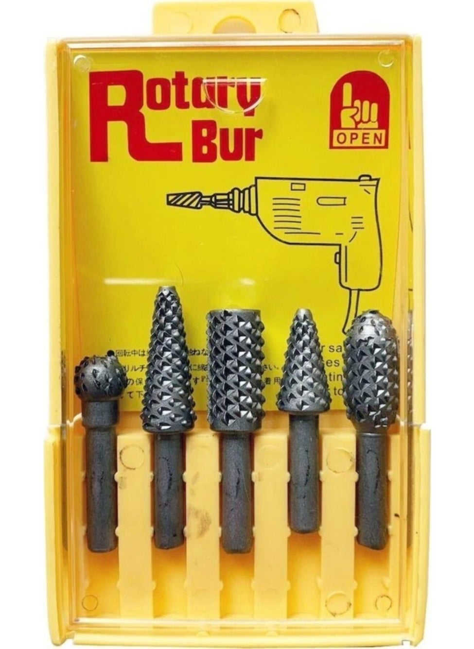 Hesaplı Hırdavat Affordable Hardware Drill Bit Rasp 5 Piece Set Carving Set Hobby Carving Pen Rasp Hobby Set  - Image 3