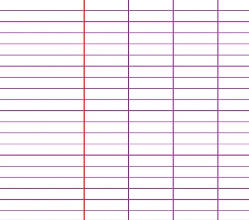 Clairefontaine دفتر ملصق كليرفونتين 63161C - A4 21x29.7 سم - 96 صفحة مقسمة على شكل سيز - ورق أبيض 90 جرام - غلاف كرتوني لامع بلون عشوائي - Image 2