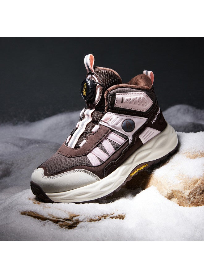 Hush Puppies Children's Cotton Shoes, Big Kids' Twist Buckle Sneakers, Boys' 25 New Winter Outdoor Warmth Girls' Shoes - Image 2