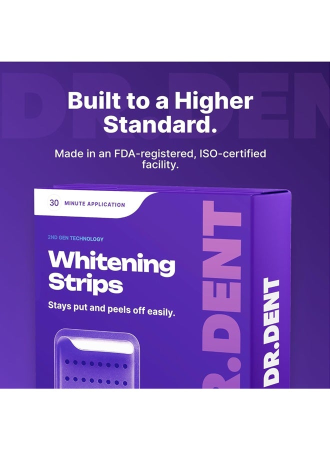 شرائح تبييض الأسنان الأرجوانية من DRDENT 21 علاجًا - آمنة على المينا - تبييض الأسنان غير الحساسة - تبييض دون أي ضرر - عبوة من 42 شريطًا - Image 5