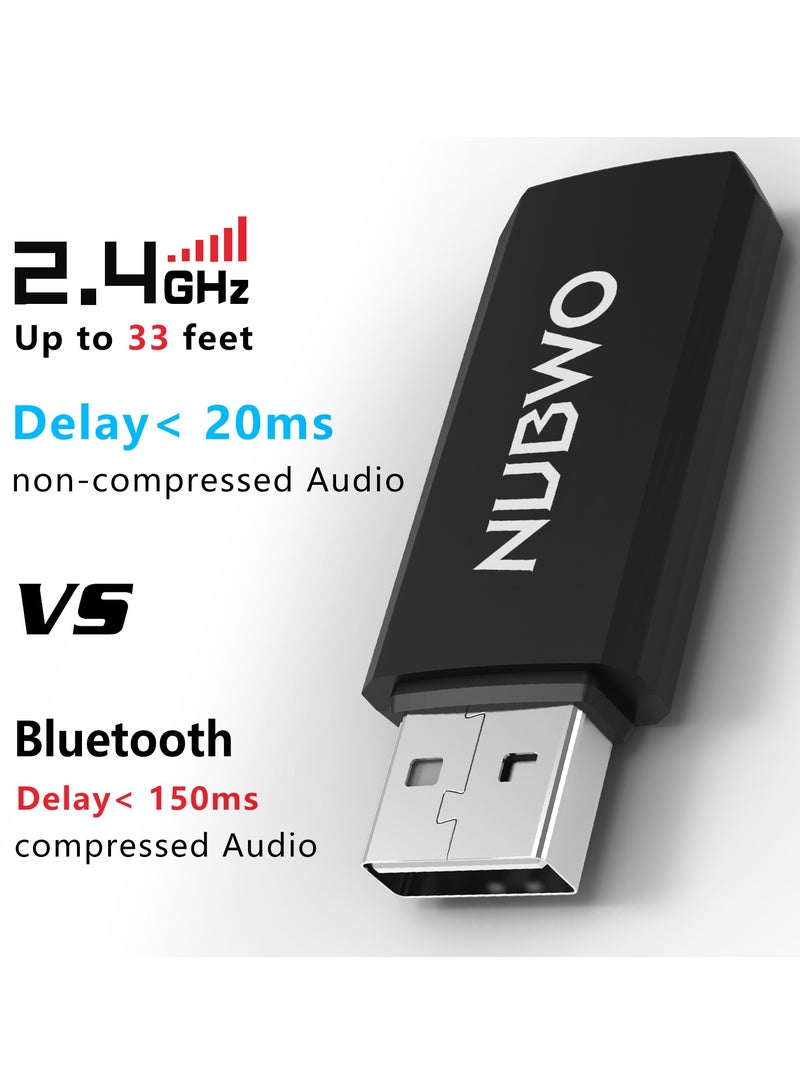 NUBWO G07 Bluetooth 2.4G Gaming Headset For PS4/PS5/XOne/XSeries/NSwitch/PC-Wireless - Image 2