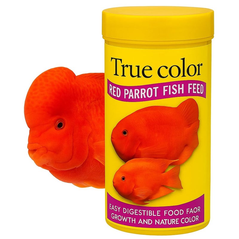 VAYINATO True Color Red Parrot Easy Digestible Fish Food,100G For Rapid Growth&Nature Color - Image 1