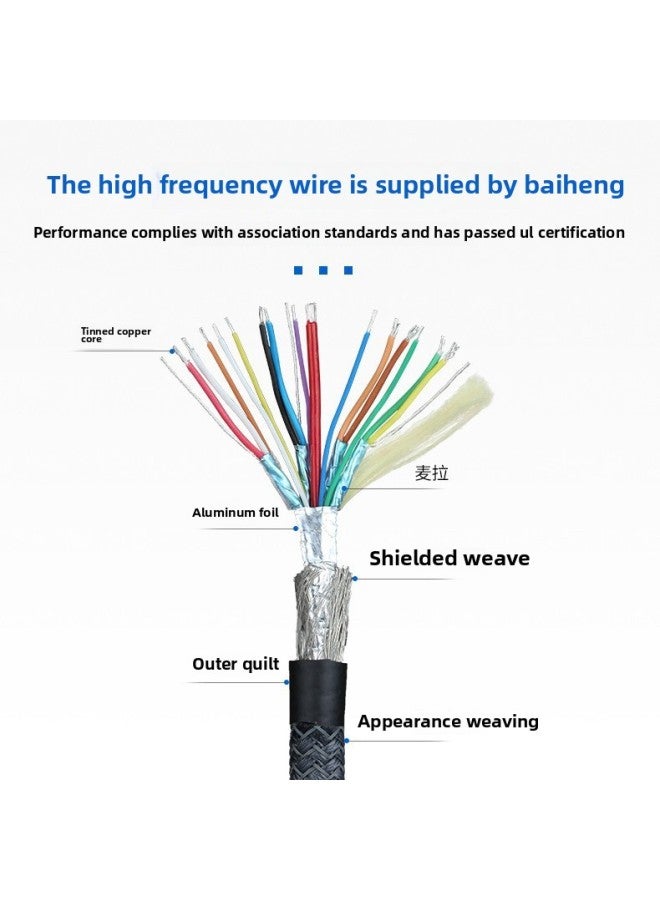 DP To HDMI Super Adapter Cable 4K60Hz Aluminum Alloy DP To HDMI Male To Female Computer Screen HD Cable-Color:0.2m - Image 3