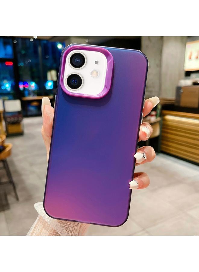 erorex Case For iPhone 11 IMD Colorful Gradient PC + Acrylic Phone Case - Image 1