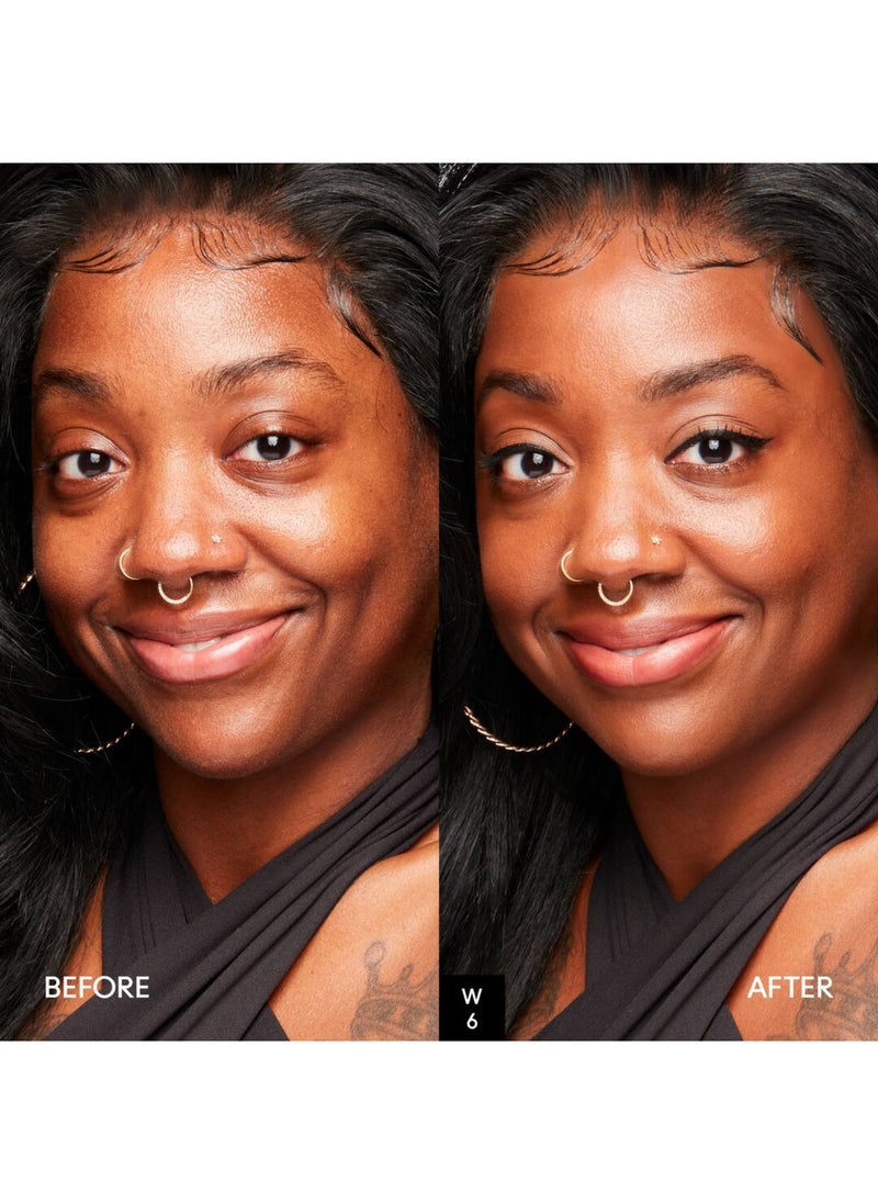 MAC Cosmetics Studio Radiance Face and Body Radiant Sheer Foundation Auburn with neutral undertones for dark skin W6  - Image 3