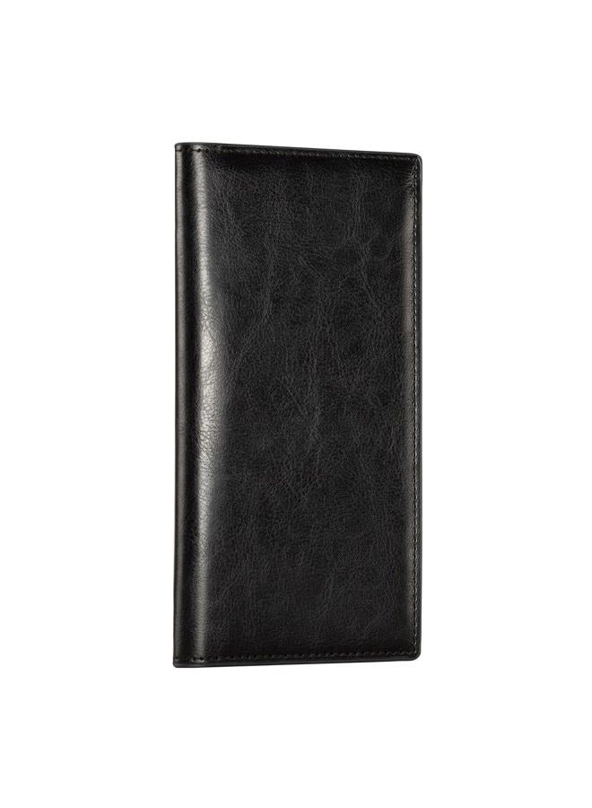 CoBak Premium Leather Checkbook Cover - RFID Blocking, Classic Design, Slim & Durable - Perfect for Personal & Business Checks - Image 1
