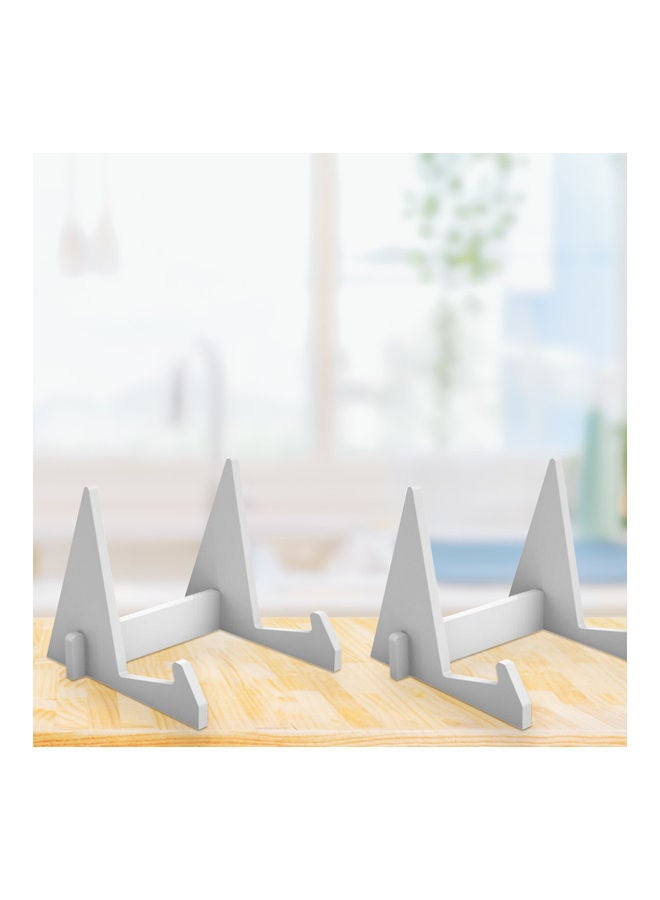 NIBEMINENT Anti-Fall Book Display Stand White - Image 5