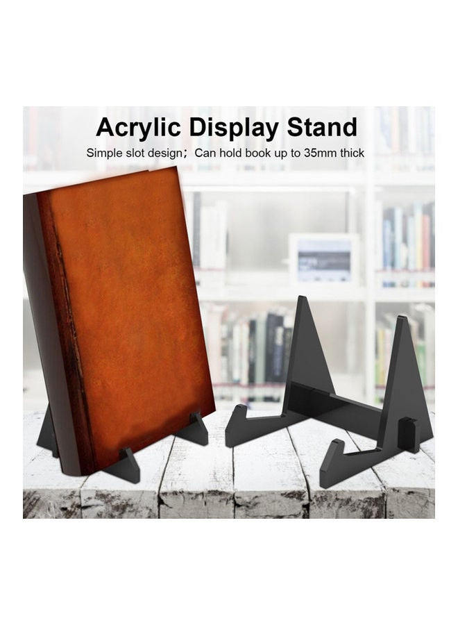 NIBEMINENT Anti-Fall Book Display Stand White - Image 3