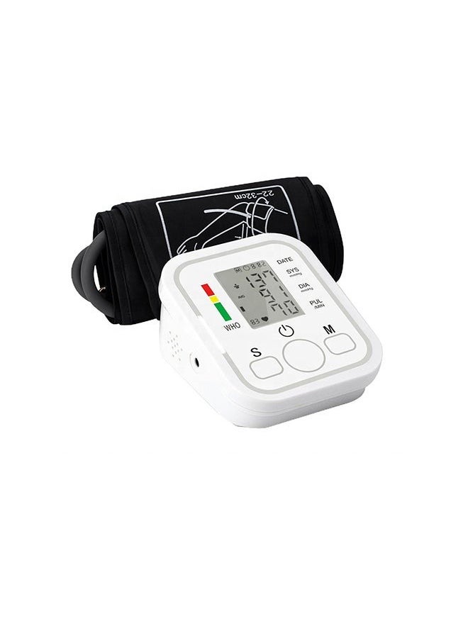 Blood Pressure Monitor with LCD Digital Display – Accurate & Reliable Readings, One-Touch Operation, Easy-to-Read Screen, Automatic Measurement, Compact Design for Home Use – Ideal for Monitoring Blood Pressure at Home
