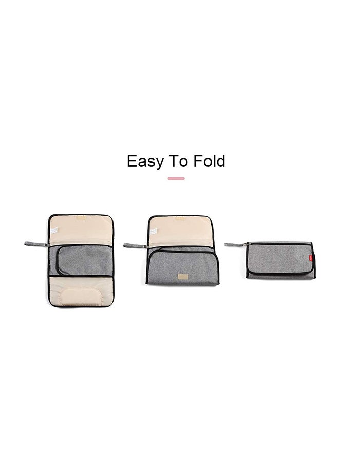 Portable, Compact, Waterproof Diaper Changing Pad With Multiple Pockets and Three-layer Fabric - Image 5