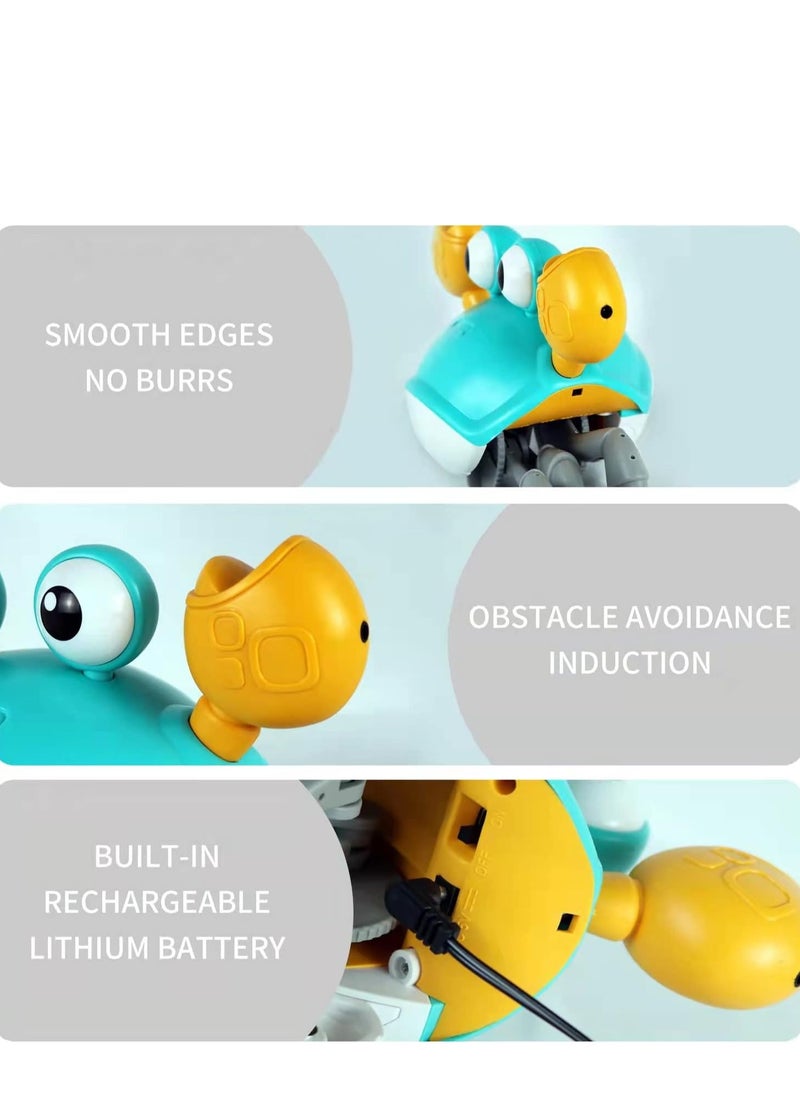 Luxoraq Crawling Crab Baby Toy for 0-6 Months | Baby Toys for 1 2 Year Old Boys Girls | Moving Crab Tummy Time Toy 6-12 Months | Infant Toys for Babies 3-6 6-12 Months | Birthday Gift for Toddlers 1-3 Years  - Image 3