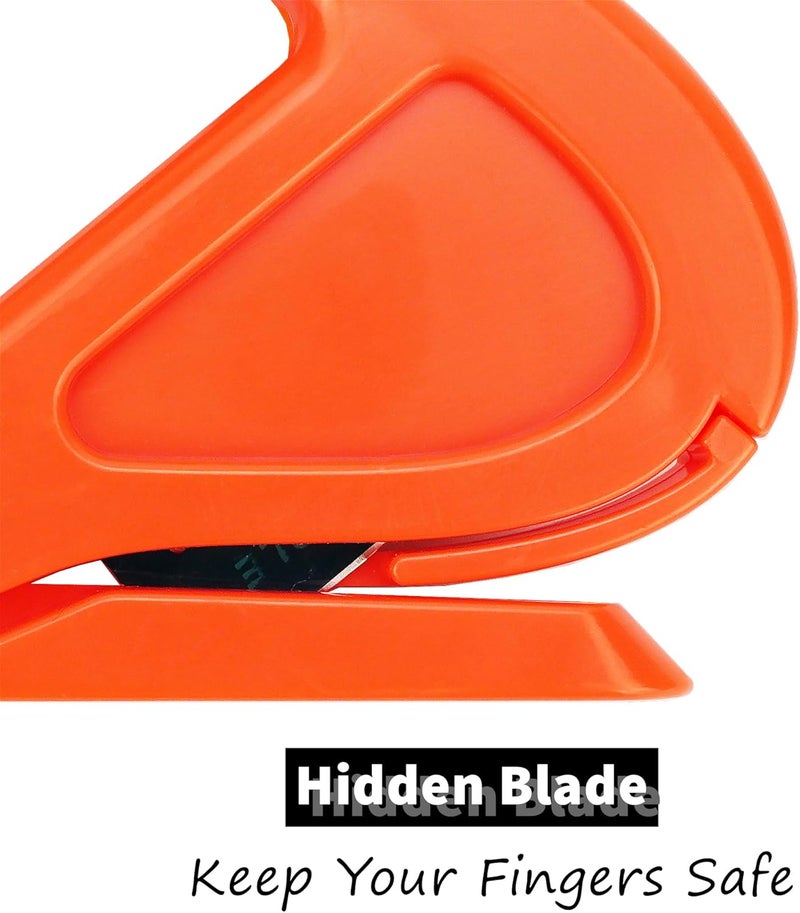 CARTINTS 2Pack Snitty Safety Vinyl Film Cutter Paper Carbon Fiber Cutting Tool Craft Knife Utility Knife Film Wrap Paper Cutter with Razor Blade for Window Tint, Car Wrap, Craft Making - Image 4