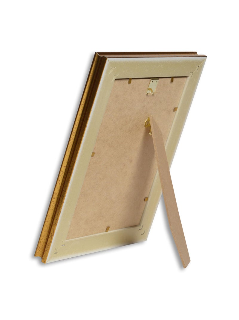 Victor VictoR 5x7 Picture Frame Rubens Green Gold - Picture Frames 5x7 - with Shutterproof Acrylic Glass - Antique Frames - Gold Frame 5 by 7  - Image 3