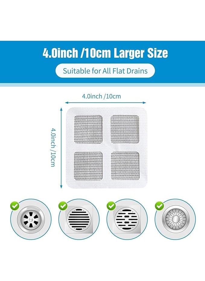 TOP SELECT TOP SELECT 30 PCS Bathroom Drain Cover Kitchen Sink Strainer Reusable and Versatile Drain Cover Sink Drainer Mesh Shower Drain Covers Square Shape Kitchen Sink Strainer (20)  - Image 3