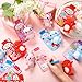 Motionchic Axolotl Valentines Day Gifts 24 Pack Axolotl Plush Keychains with Valentines Gifts Cards Cute Plush Keychains for Friends Exchange Party Favors - Image 4