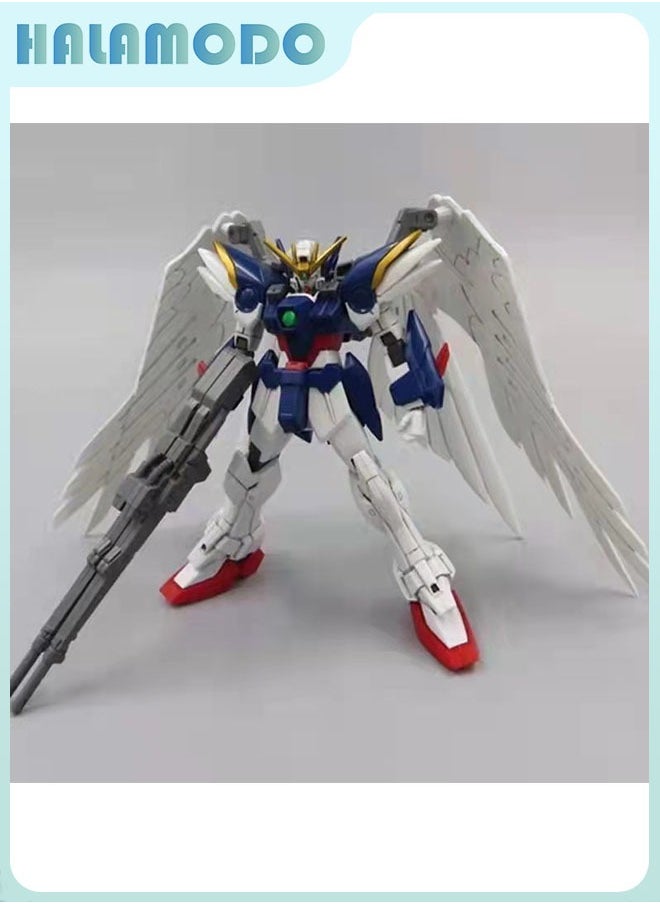 HALAMODO Gundam Modong HG Wing Gundam Zero - 6601 Action Figure Assembly Model Equipped with Stand, an Excellent Desktop Decoration, a Cool Assembly Model Toy Created for Boys and Girls  - Image 4
