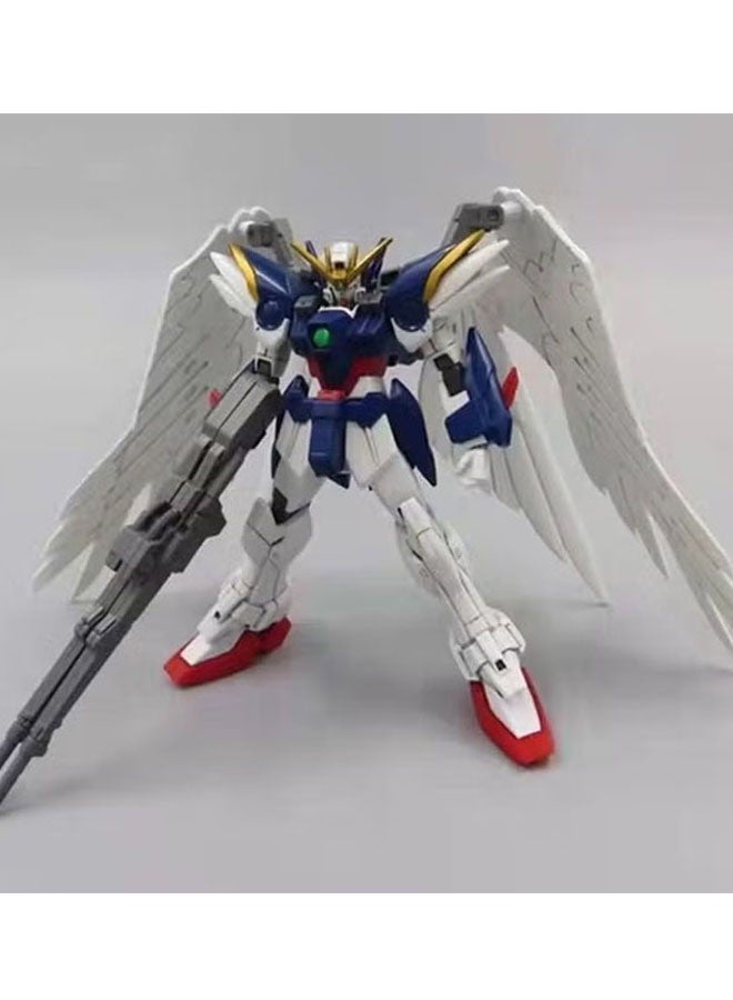 Halamodo Gundam Modong HG Wing Gundam Zero - 6601 Action Figure Assembly Model Equipped with Stand, an Excellent Desktop Decoration, a Cool Assembly Model Toy Created for Boys and Girls - Image 4