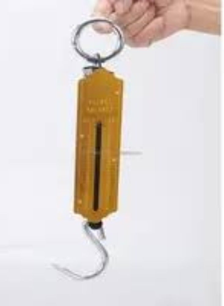 KNP Heavy-duty steel luggage weight scale with a 100 kg capacity is a robust and reliable device built to handle substantial weights with precision.