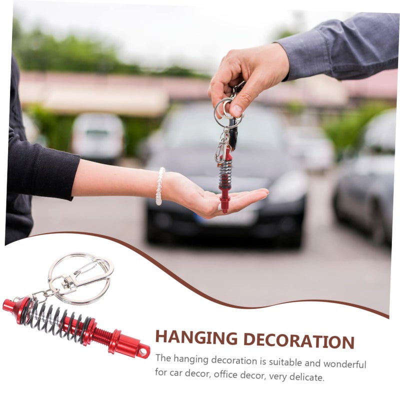 Shock Absorber Keychain Set Of 3 Car Key Charms Auto Part Keyrings Pendant - Image 4