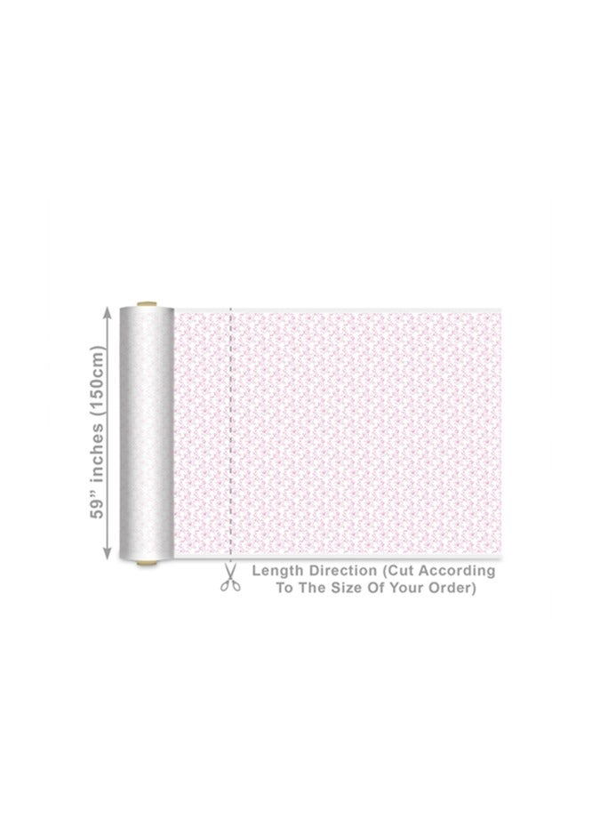 Vellato Al Lail Aramny Silk Fabric By The Yard Pink White Floral Design Jalabiya Makhweer Dressmaking 58 Inches Width - Image 2