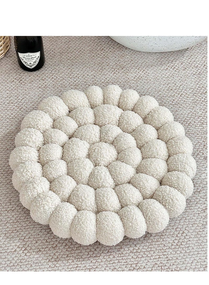 Vparty Knot Throw Pillow Home Decoration Cushion, Home Office Sofa Room Decor Yard for Boys Girls, Multicolor Selection Round Decorative Plush Cushion  - Image 1