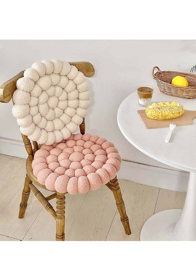 Vparty Knot Throw Pillow Home Decoration Cushion, Home Office Sofa Room Decor Yard for Boys Girls, Multicolor Selection Round Decorative Plush Cushion  - Image 2