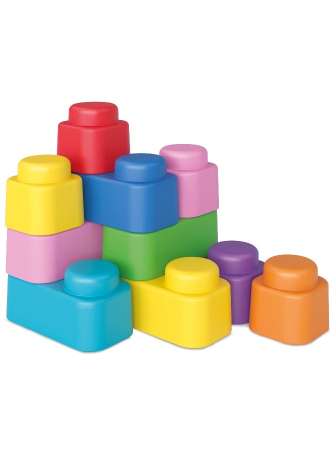 little tikes Little Tikes Soft Blocks Stacking Toy Set (10 Pieces)  - Image 2