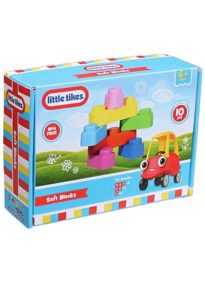 little tikes Little Tikes Soft Blocks Stacking Toy Set (10 Pieces)  - Image 1