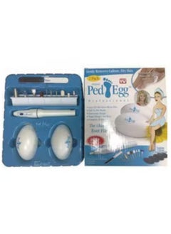 Ped Eggs 18-Piece Multi-Colour Pedicure and Foot Care Set 