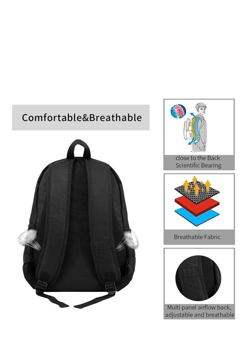 Y&D 3-piece set Smiling Critters Anime Backpacks Smiling Critters Lightweight Backpacks Meal Bags Pen Bags Cute CatNap Cartoon Stuffed Anime Smiling Critters backbags - Image 4