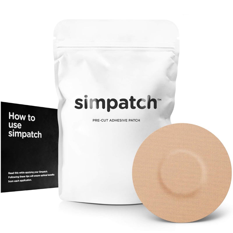 SIMPATCH Universal Adhesive Patch No Hole 25Pack Beige