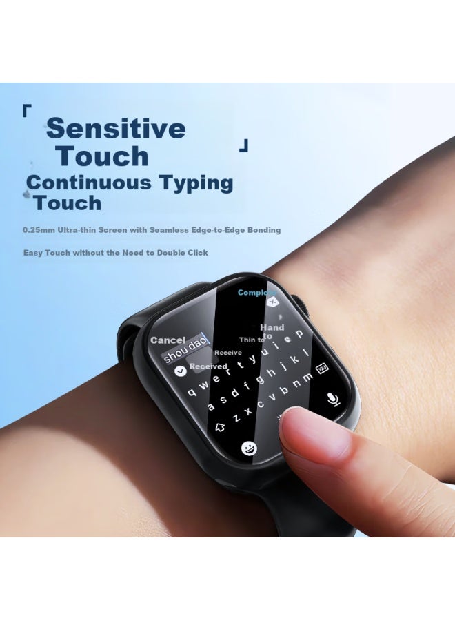 WITGOER Witgoer【ip68 Waterproof】apple Watch Protective Case Film Integrated Apple Watch S10 Set Tempered Steel Se Full Package 9 8 7 Iwatch Iphone Ultra2 - Image 4