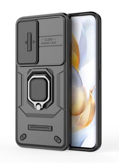 X-level Honor 90 Case Cover with Slide Camera Cover & Ring Holder, Kickstand Shell Back Cover Scratch-Resistant Shock-Absorbing Protector Accessories Kickstand Stand Magnetic Car Ring Holder Protection  - Image 1