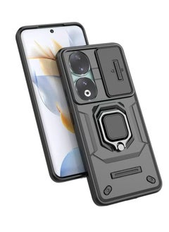 X-level Honor 90 Case Cover with Slide Camera Cover & Ring Holder, Kickstand Shell Back Cover Scratch-Resistant Shock-Absorbing Protector Accessories Kickstand Stand Magnetic Car Ring Holder Protection  - Image 3