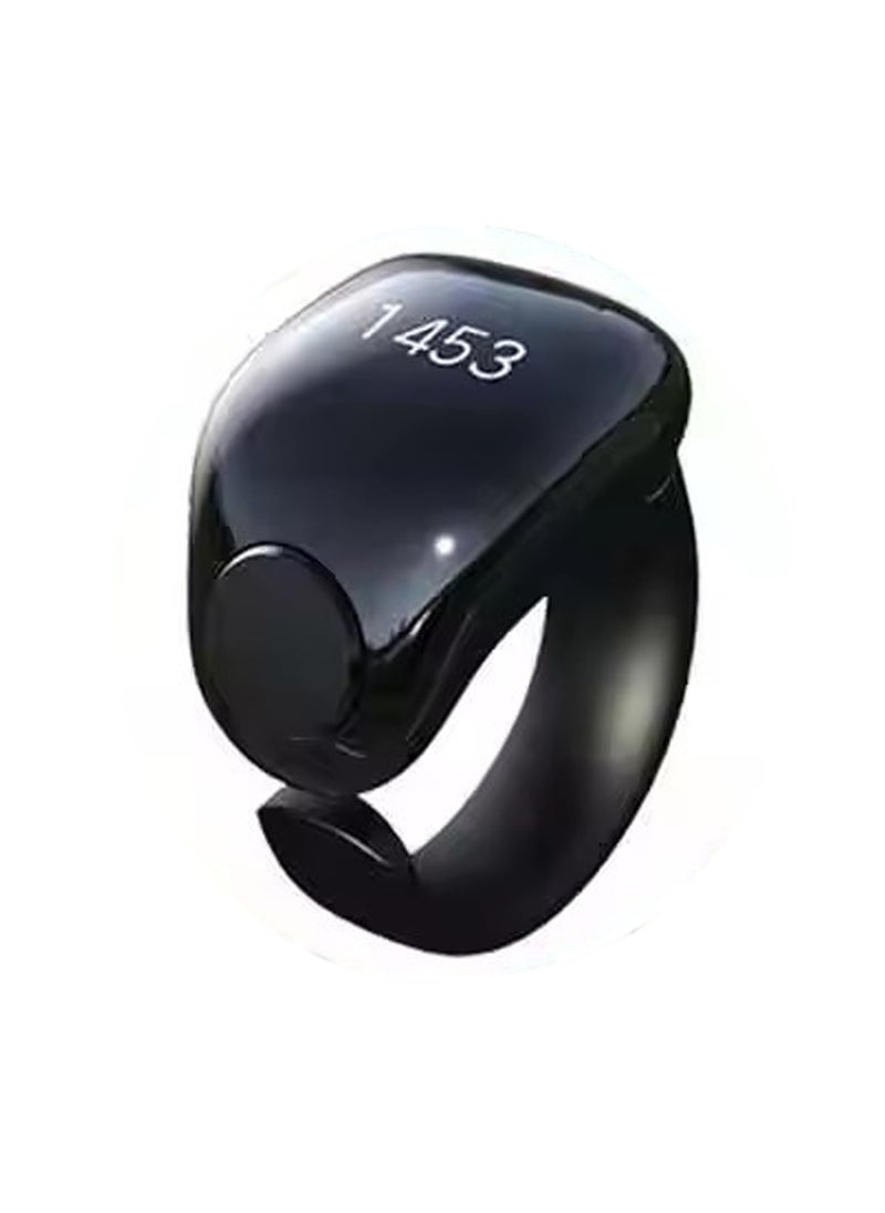 Healife Tasbih Zikr Smart Ring, Adjustable Ring Finger Counter with 2 Sizes (18/20mm), APP Support Digital Counter Prayer Reminder Rings, Waterproof 4 Digit Finger Counter Zikr Ring for Muslims (Blac2  - Image 5