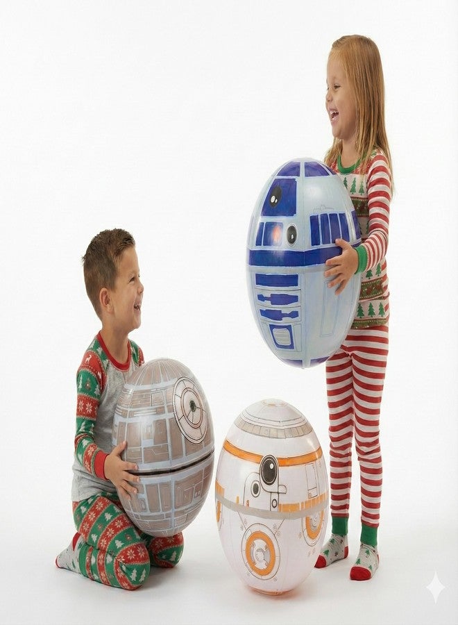 NINOSTAR Large Play Balls Set of 3 - Fun Indoor and Outdoor Gift, Size 14 Inches - Can Use for Play/Room Decor/Party Decor/Pool Inflatable Water Toys - Image 4